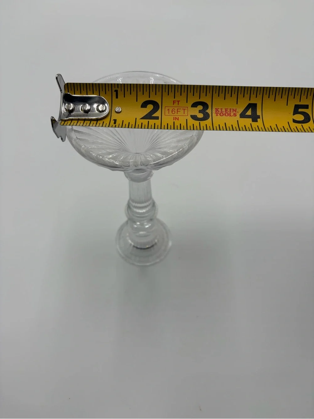 Clear Glass Lenox Ribbed Candlestick Pair - Elegant Home Accents